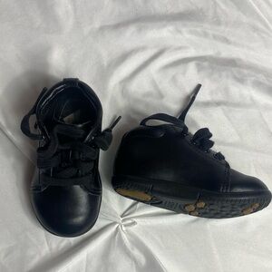 Stride Rite Black Baby Walker Shoes